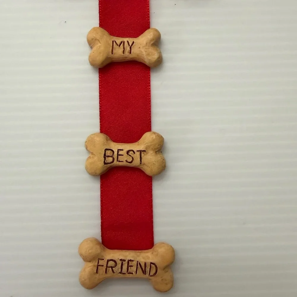 1998 FIGI Basset Hound Christmas Tree Ornament 
